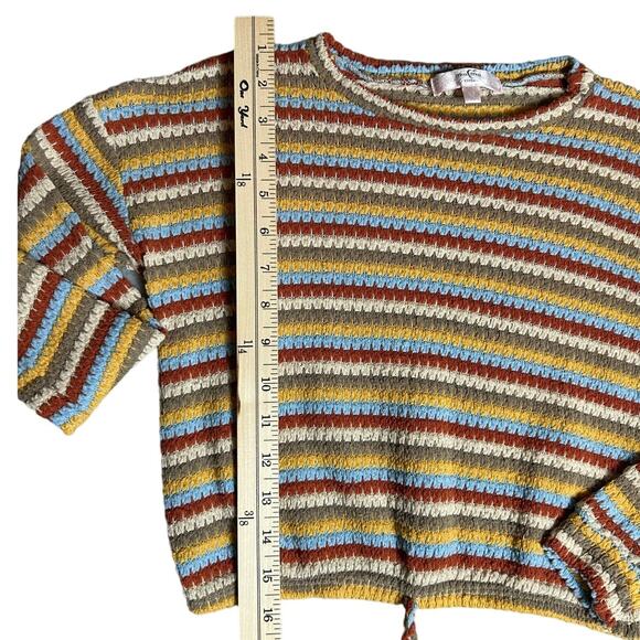 Moa Moa Girls Multicolor Knit Sweater Size Medium - Picture 5 of 8